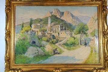 Émile Appay (1876–1935) - Monumental Pair of Watercolors