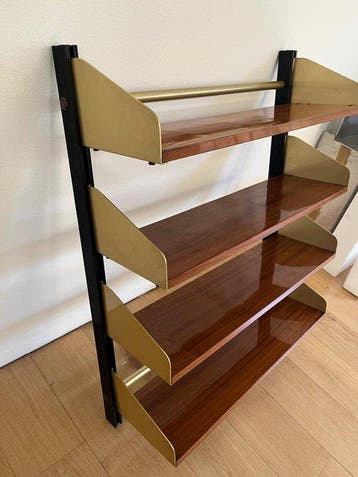 F.E.A.L. - Boekenkast - MODELLO S2 - Verguld messing