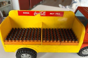 Gozan - Model vrachtwagen - Camion Gozan Coca Cola Années 60