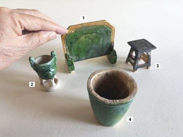 Chinois antique, dynastie Ming Poterie Funerary model, Antiquités & Art
