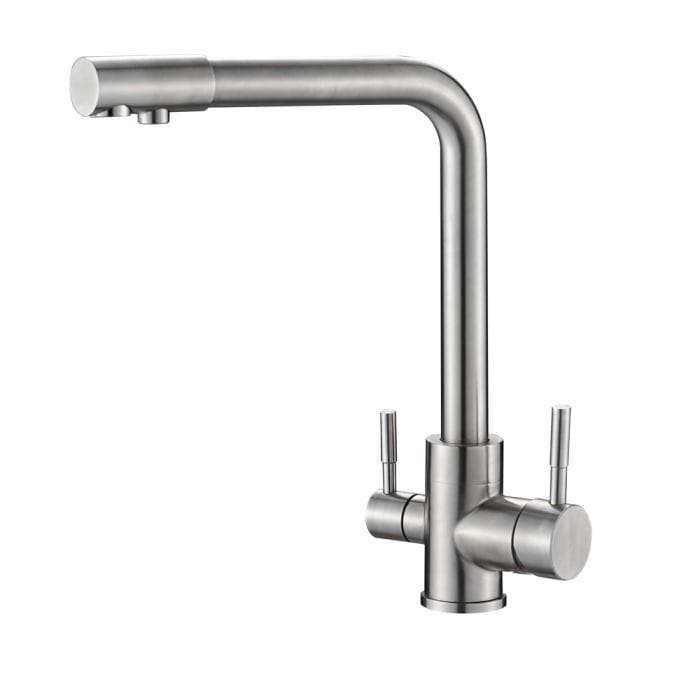 3 in 1 Kraan A-103-STEEL SATIN, Dieren en Toebehoren, Vissen | Aquaria en Toebehoren, Ophalen of Verzenden