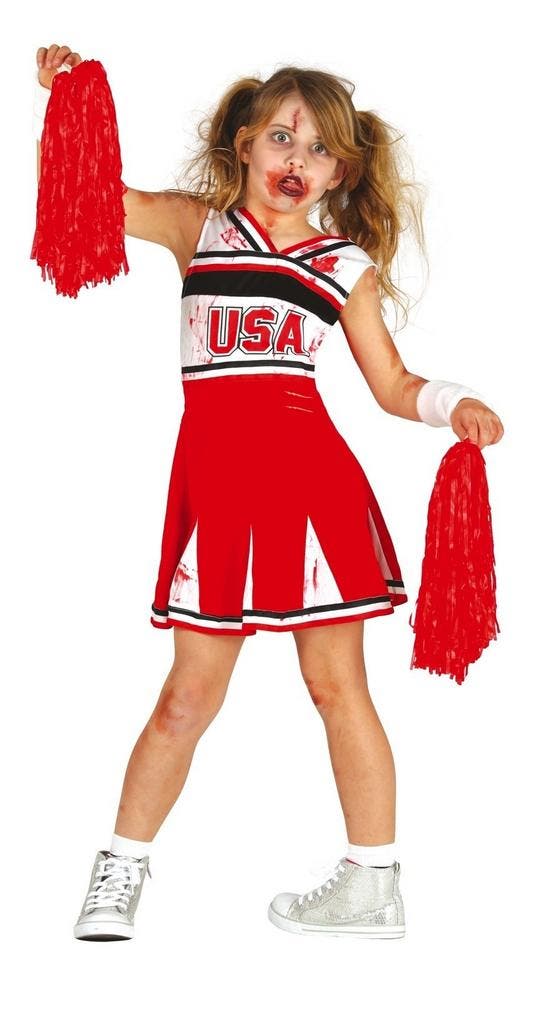 Cheerleader Pak Meisje, Hobby en Vrije tijd, Feestartikelen, Nieuw, Verzenden