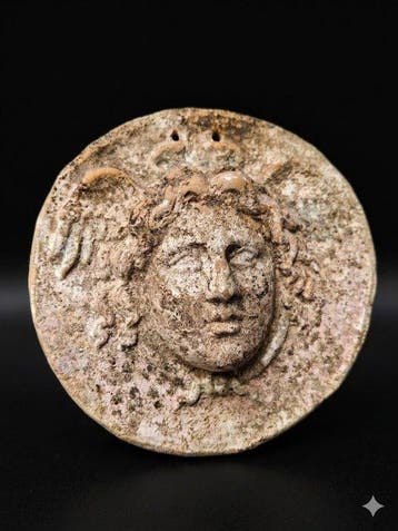 Oud-Grieks, Magna Graecia Gorgon Hoofd Appliqué