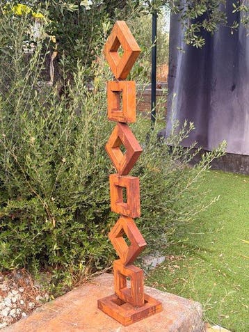 Ana Lucia B.M - Sculpture Corten - XXL - NO Reserve