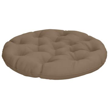 vidaXL Hangstoel Kussen VIANEN 100% Polyester Taupe Ø 80 x, Huis en Inrichting, Verzenden, Nieuw