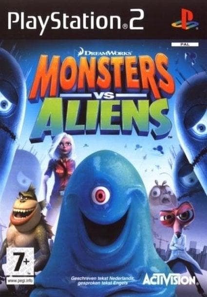 Monsters vs Aliens (PS2 Games), Games en Spelcomputers, Games | Sony PlayStation 2, Zo goed als nieuw, Ophalen of Verzenden