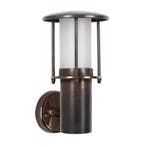 Scheepslampen & Maritiem Resident Muurlamp dark brass, Verzenden, Nieuw