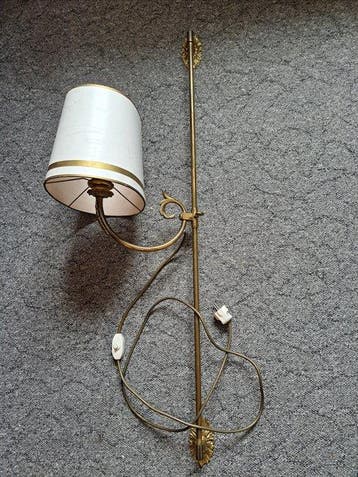 Wandlamp - Messing - hoogteverstelbaar messing, Nieuw