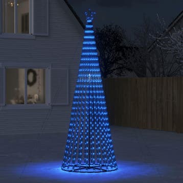 vidaXL LED-kerstboom 688 LEDs 300 cm blauw, Verzenden, Nieuw