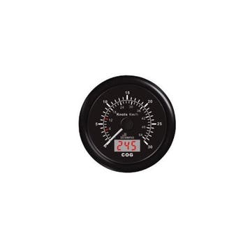 Bieden: Wema GPS boat speed indicator display black 30 knot, Watersport en Boten, Ophalen of Verzenden, Nieuw