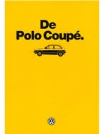 1985 VOLKSWAGEN POLO COUPÉ BROCHURE NEDERLANDS