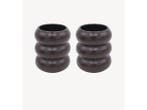 Veiling - ZOHA wave keramiek mokken mokka 400ml set 2, Huis en Inrichting, Keuken | Servies, Nieuw