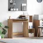 vidaXL Bureau met lade Artisan Eiken 106 x 41 x 88.5 cm, Huis en Inrichting, Verzenden, Nieuw