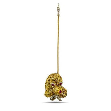 Broche - 14 carats Or jaune, Exclusif — broche-pendante en