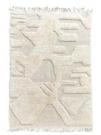 Modern Moroccan Beni M’rirt Wool Rug – Handwoven Minimalist