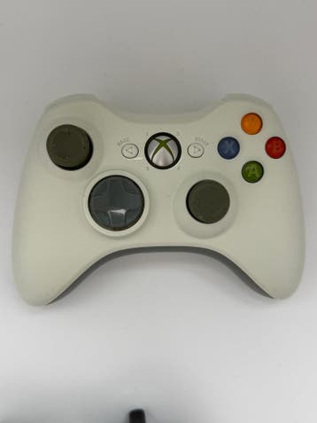 Xbox 360 Draadloze Controller – Origineel Wit, Games en Spelcomputers, Verzenden, Gebruikt