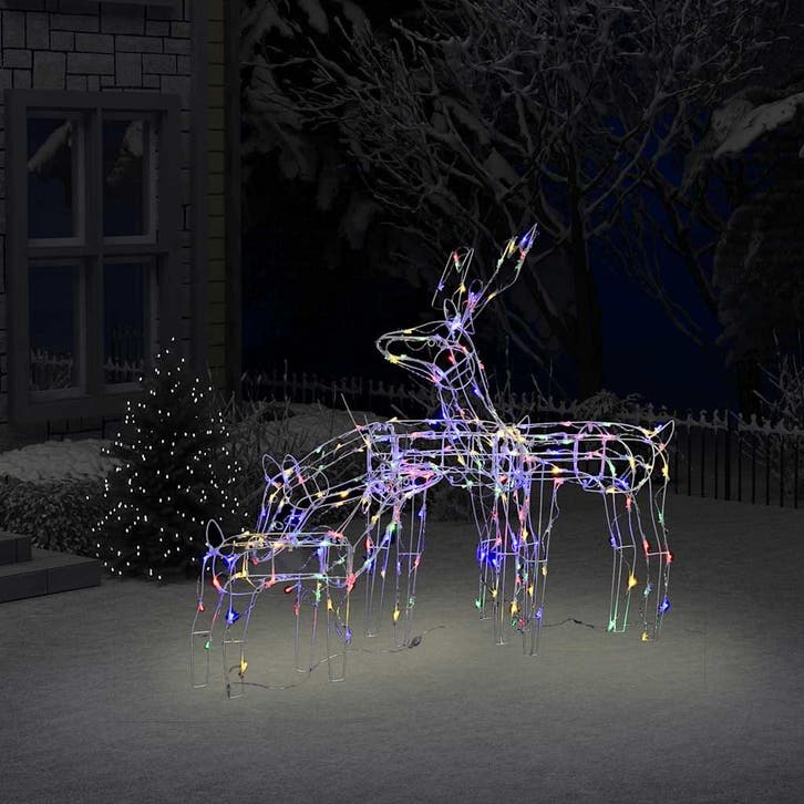 vidaXL 3-delige Kerstverlichting rendieren 229 LEDs, Divers, Noël, Envoi