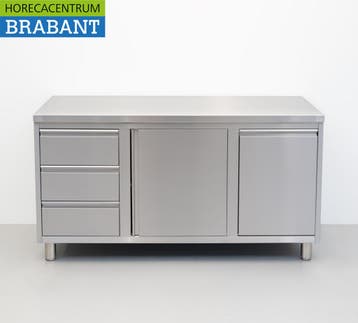 Armoire de travail en acier inoxydable Armoire Table de, Verzenden