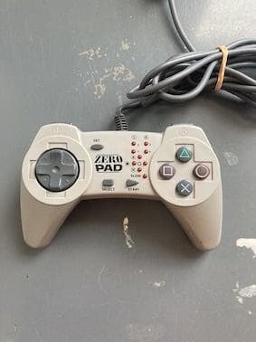 PS1 Zero Pad Controller Grijs (PS1 Accessoires), Games en Spelcomputers, Spelcomputers | Sony PlayStation 1, Zo goed als nieuw