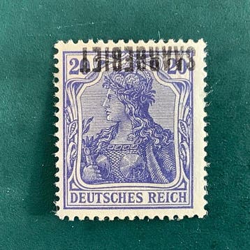 Territoire du bassin de la Sarre 1920 - 20 Pf Germania avec