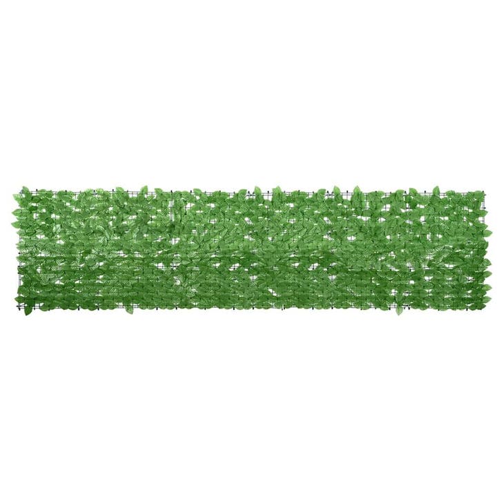 vidaXL Balkonscherm met groene bladeren 300x75 cm, Jardin & Terrasse, Parasols, Envoi