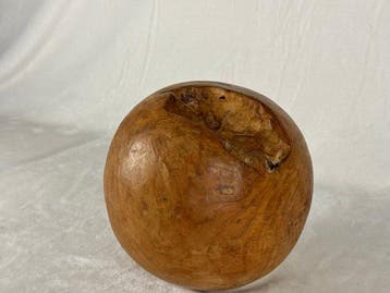 Bolvormig snijwerk, Sfera Scultorea in Teak Massello - BOLA