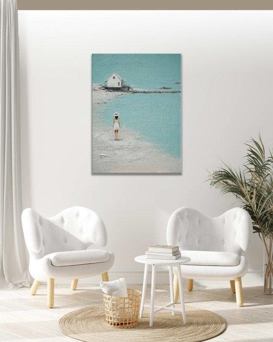 Clelia - Sands of the Pale Azure, Antiek en Kunst, Kunst | Schilderijen | Modern