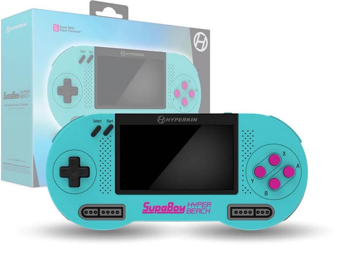 SupaBoy Portable SNES Console - Hyper Beach Edition, Games en Spelcomputers, Spelcomputers | Nintendo Super NES, Verzenden