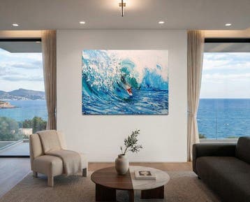 Jasmin Navoyan - RIDING THE WAVE / Surfing series. Surfer