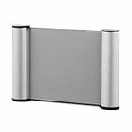 Deurbord | SONIC | Aluminium | Zilvergrijs | A6-Formaat |, Verzenden, Nieuw in verpakking