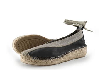 Shabbies Amsterdam Espadrilles in maat 39 Grijs, Espadrilles, Shabbies Amsterdam, Verzenden, Zo goed als nieuw