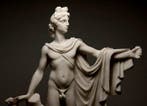 Beeld, Apollo Belvedere - 24 cm - Marmer, Antiek en Kunst