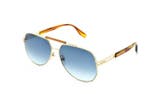 Marc Jacobs - MJ673S HR308 - Gold Metal Design & Blue Lenses, Nieuw