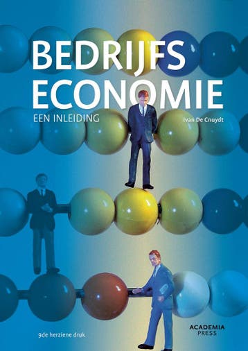 Bedrijfseconomie 9789038225920 Ivan de Cnuydt, Verzenden, Gelezen, Ivan de Cnuydt