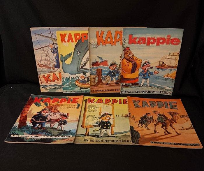 Marten Toonder - Kappie - complete Friesche Vlag serie - 7, Boeken, Stripverhalen