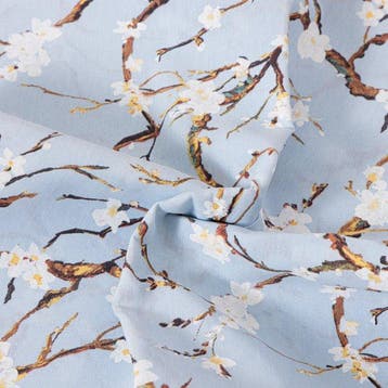 BA019 - Elegant decoratief stof – Kersenbloesem op een