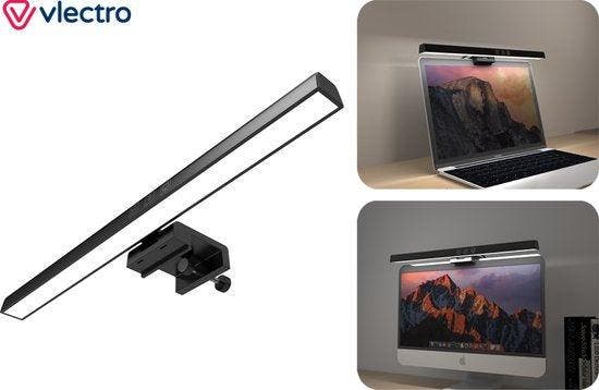 2dekans | Vlectro - Schermlamp voor laptop of pc - 50 cm, Huis en Inrichting, Lampen | Overige, Ophalen of Verzenden