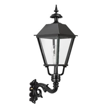 Buitenverlichting wand vierkant Buitenlantaarn M 41 Zwart, Tuin en Terras, Verzenden, Nieuw