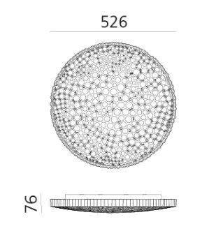 Artemide - Neil Poulton - Plafondlamp - Calipso - Plastic -