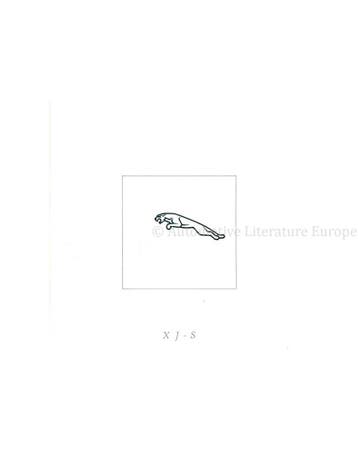 1988 JAGUAR XJS BROCHURE NEDERLANDS