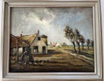 Gerard Hageman (1888-1963) - Boerderijtafereel met
