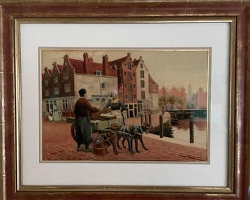 Pieter Haaxman (1854-1937) - Volendam fish merchant in