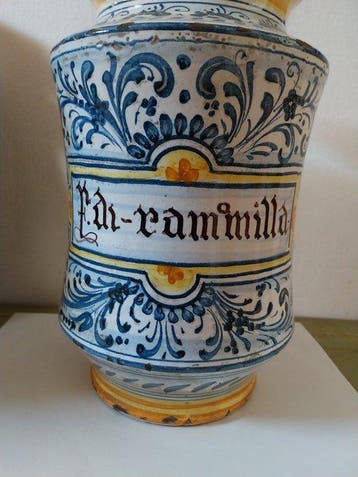 Vaas - Keramiek - Apothekersflesje.