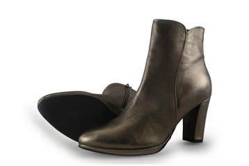 Manfield Enkellaarzen in maat 38 Goud, Kleding | Dames, Schoenen, Overige kleuren, Verzenden, Lage of Enkellaarzen, Manfield