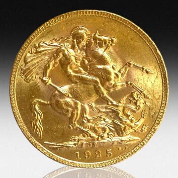 Zuid-Afrika. George V. Sovereign 1925 SA