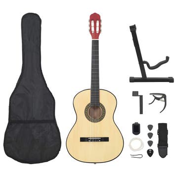 vidaXL 12-delige Gitaarset klassiek beginner 4/4 39, Muziek en Instrumenten, Verzenden, Nieuw