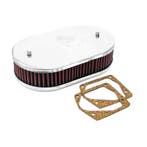 K&N carburateur luchtfilter ovaal klein passend voor Solex/M, Auto-onderdelen, Verzenden, Nieuw