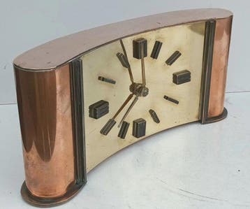 Klok - Koper, Messing - 1930-1940, Antiek en Kunst