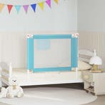 vidaXL Bedhekje peuter 100x25 cm stof blauw, Verzenden