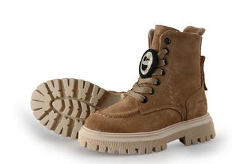 Nubikk Veterboots Meisjes in maat 25 Beige, Kinderen en Baby's, Verzenden, Jongen of Meisje, Nubikk, Schoenen